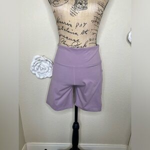 NTM: DKNY Gorgeous Light Purple High Waist Bike Short
